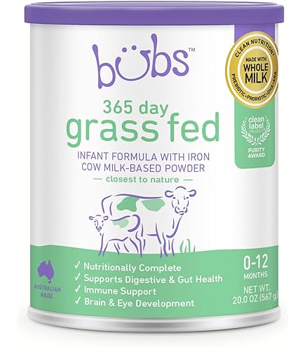 Amazon.com: Bubs Whole Goat Milk Formula with Iron, Goat Milk
